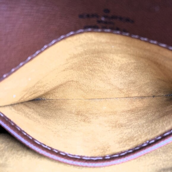 LOUIS VUITTON Authentic Brown Monogram Canvas Shoulder Bag - Picture 8 of 9